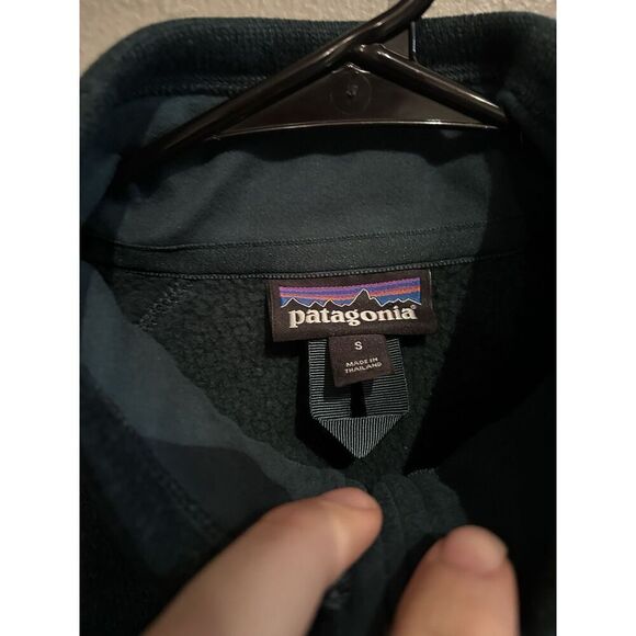 Patagonia Mens Small Green Better Sweater 1/4 Zip Pullover - Picture 2 of 8